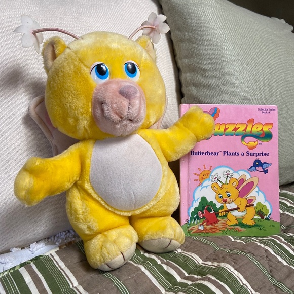 Hasbro Toys Vintage 98s Disney Wuzzles Butterbear Softies Hasbro 12